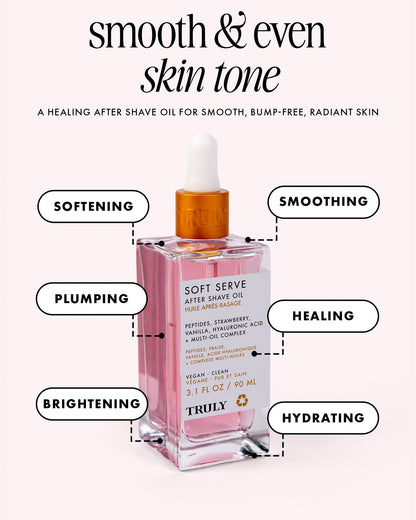 Truly Beauty Luxury After Shave Oil | Soothing Treatment for Sensitive Skin